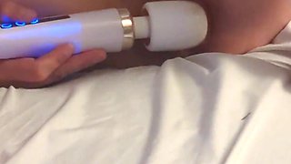 4K Solo Close up Masturbating with a Wand and Cumming Multiple Times - Richelle Rose