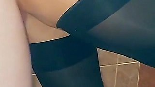 Stepmom Moans Loudly and Has Multiple Orgasms in the Bathroom