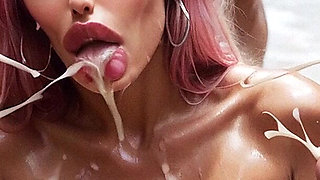 Hot Slave Hard Sex in Beach, Curvy Woman with Big Tits Sucking Big Dick, Slave Woman,ai Generation