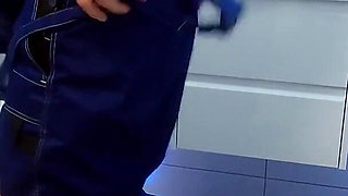 Housewife Stuck in Washing Machine and Plumber Fucked Her