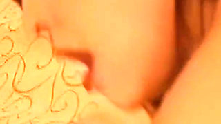 Allie Ray Lets Her Stud Rub His Dick and Her Garter Strap Into Her Slit