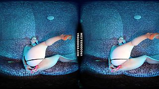 Melonie Explicit Anal Masturbation In The Sauna