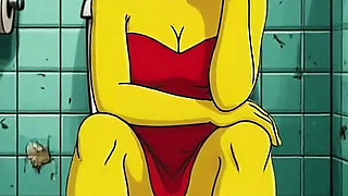 Married Housewife Gets Fucked in a Dirty Toilet. Cartoon Parody