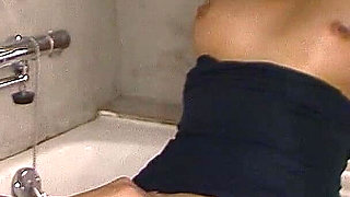 Step Brother Secretly Makes Uncensored Japan Pussy Yuu Shiraishi Squirt in the Bathroom