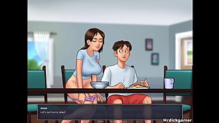Summertime Saga I Fucked My Stepsisters While My Stepmom Was in Kitchen