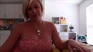 Blonde MILF Brianna Beach Fucks Step Son - Anal & Creampie - Big Tits Mom POV