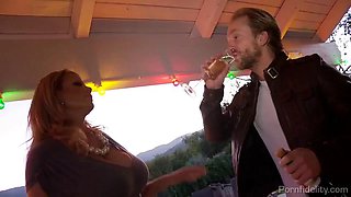 NEW NYE Interracial Huge Tits Foursome Nyomi Banxxx Kelly Madison: Big Tits, Big Ass  Blowjob Porn