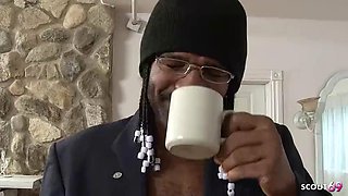 Mature Wife suprise by Black Monster Cock Guy next Door to Interracial Cheating Fuck