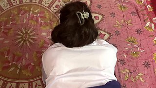 Indian Bengali Teacher Fucking Student in Uniform Anal and Pussy Closeup Cum Shot on Pussy
