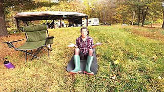 Stepmom's Camping Trip - Pantyhose for Pants