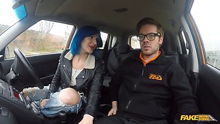 I emptied my nuts into her ass hole - fake driving school