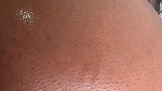 Thick Ebony Girl Takes a White Cock in Her Ass