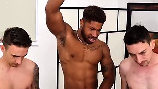 Four horny amateur drunk dudes having group sex