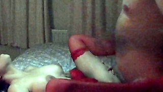 Big ass babe exposes her big boobs