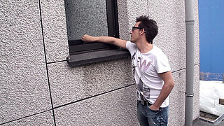 Big Ass Brunette Fucked Hard in Bathroom - Conny Dachs, Alina Lamour, Violette Price