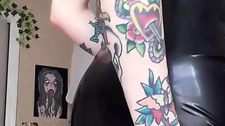 Amateur blondie solo anal masturbation