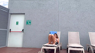 I Filmed My Famous Neighbor Sunbathing with Dental Floss on