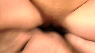 Small tit babe licks clit