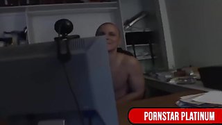 Blonde Offers Her Pussy & Ass To Big Dick Stud Justice! 10 Min With Trina Michaels, Big Pussy And Justice Young