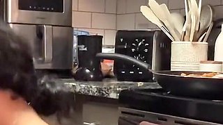 Spicy Tradwife Life - Interracial Couple Fuck in Kitchen While She Cooks His Dinner Psilo Siren Matt Bishop
