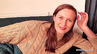 Stacie Enjoys Intense Orgasms In Intimate Moment On Her Sofa - Of 2