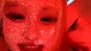 Cute Japanese babe shows how she do it