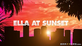 Ella At Sunset With Johnny Sins, Ella Hughes - Brazzers