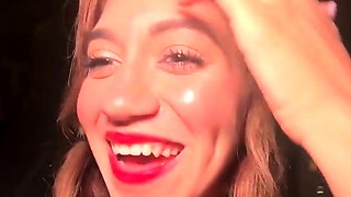 German Redhead Teen fuck outdoor with older men