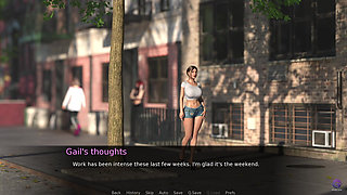 Busty Cheating Wife Fucked Hard by a Horny Old Man in Public - the Office