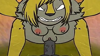 Moody Booty. Furry hentai animation by Skashi95