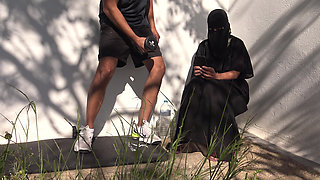 Saudi Arab Wife Is Shocked When Her Nudist Stepson Shows His Big Dick in Front of Her