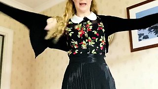 British blonde milf Jane Bond solo masturbation