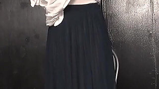 Honoka's Shy Belly Button Close-up - Deep Finger Stimulation