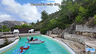 I Fuck the Guy From the Pool in Marseille - Voyeur POV Hard French Fuck