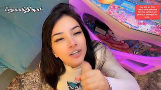 Emanuelly Raquel Trying to Catch a Peluche From the Claw Machine While Fucking Anal Sex