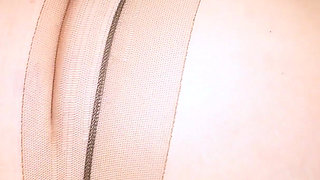 Chubby Mature Nurse with Big Naturals Wearing Pantyhose Takes Black Cock