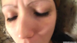 Innocent young cant wait to get a fat cock in her facehole