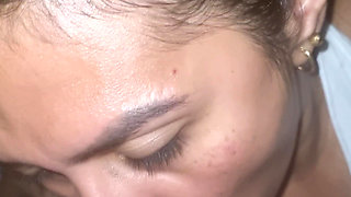 Teacher Giving Student a Blowjob After College