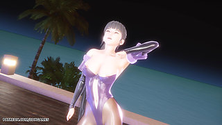 [mmd] Le Sserafim - Smart Eve Sexy Striptease Star Blade Hentai Uncensored 4K 60fps