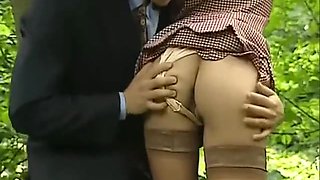 Blonde Milf In Forest Seduces Businessman...fuck Me Hard! With Francesco Malcom And Laure Sainclair