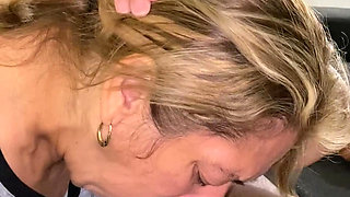 Real amateur slut wife sucks black cock