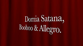 Domina Has Allegro and Booboo to Do Some Foot Worship.