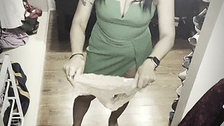Dressing Room Cam That Green Dress