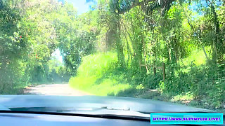 Sfw Road Trip to Hana for Suzy Wylde in Waimoku Falls, Maui