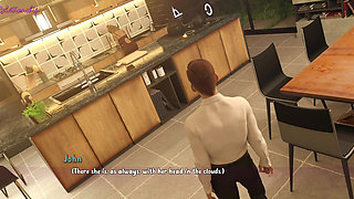 Busty Babe with Glasses Getting Fucked While Streaming