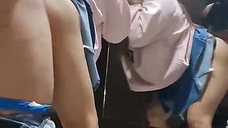 Horny Bestfriend Let Me Cum Inside Her at the Fitting Room, Risky Outdoor Fucked