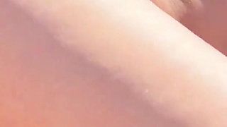 Cheating Fuck in the Car!!! German Squirting Holiday Slut Fucks with Older Man!