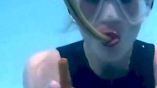 Underwater Bondage, Kink & Cum in My Tight Wetsuit