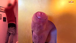 He Blasts Massive Cum Load on Deep-Throat Cookie