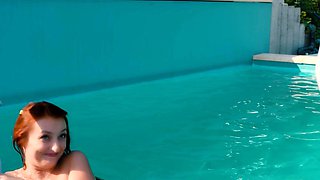 SinDeLuxe-Outdoor Pool Sex with Stacy Cruz & Katy Rose